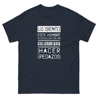Thumbnail for T-shirt Colombie marine - Lo siento, este hombre ya está pillado