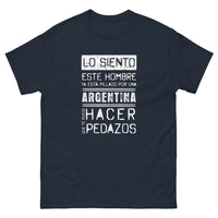 Thumbnail for T-shirt Argentine bleu marine - Humour et fierté pour les passionnés