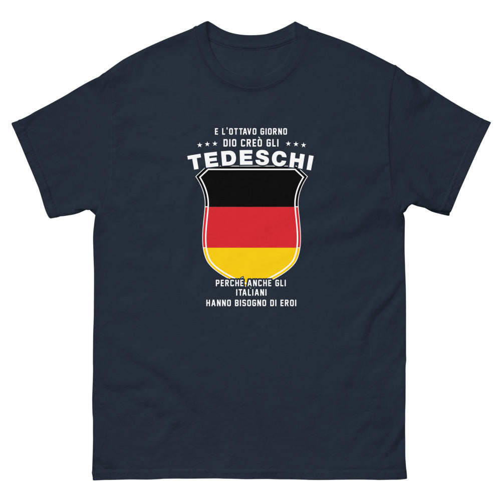 T-Shirt Italia blu scuro - Gli Italiani e gli Eroi Tedeschi