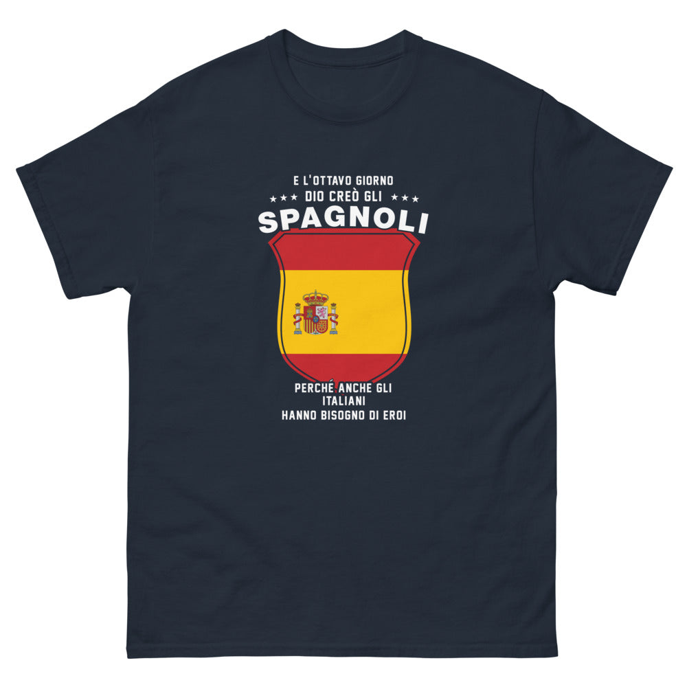 T-Shirt Italia blu scuro - Gli Eroi che gli Italiani Amano