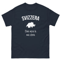 Thumbnail for T-Shirt Svizzera blu - Dove Inizia La Mia Storia