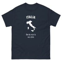 Thumbnail for T-Shirt Italia Blu Navy - La mia storia comincia qui
