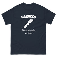 Thumbnail for Maglietta Marocco blu scuro - Dove Comincia la Mia Storia
