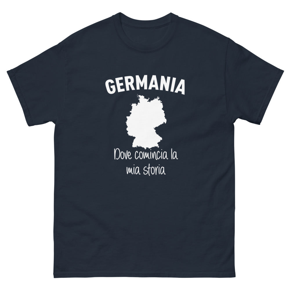 Maglietta Germania blu navy - Dove Comincia La Mia Storia