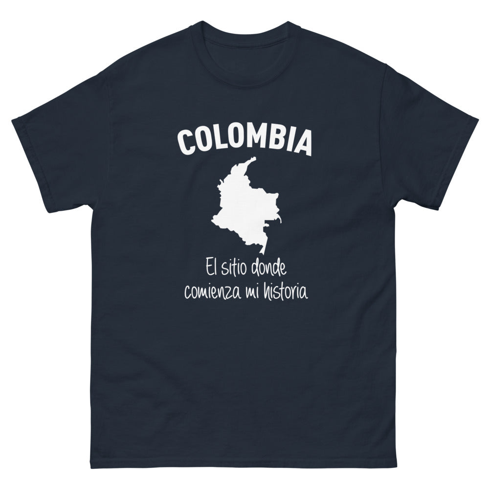 T-shirt Colombie marine - Donde Comienza Mi Historia
