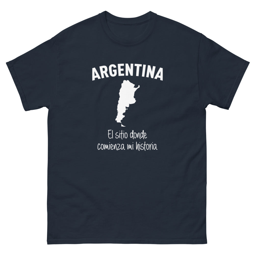 T-shirt Argentine marine - Donde Comienza mi Historia