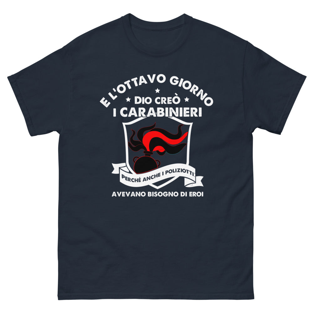 T-shirt Italie marine - L'ottavo giorno Dio creò gli eroi