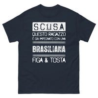 Thumbnail for T-Shirt Italia blu scuro - Scusa, questo ragazzo è già impegnato
