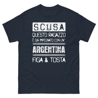 Thumbnail for T-Shirt Argentina marina - Scusa questo ragazzo è già impegnato