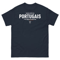 Thumbnail for T-shirt Portugal marine - Passer à côté d'un Portugais, c'est frôler la perfection