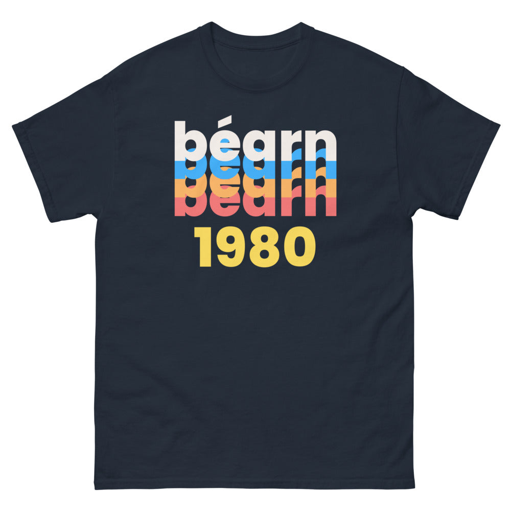 T-shirt Béarn marine - Souvenir des années 80