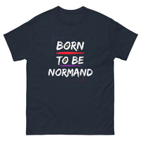 Thumbnail for T-shirt Normand marine - Born to be Normand avec humour