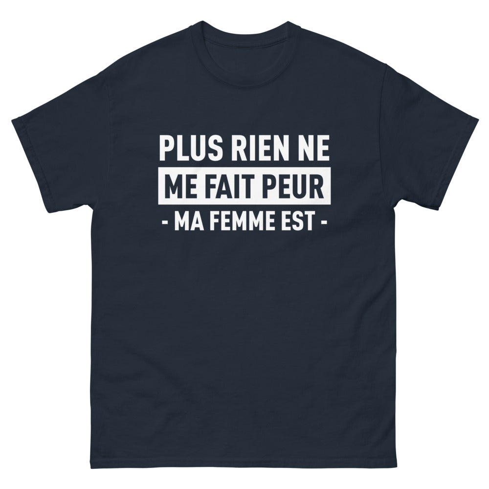 T-shirt Bretagne marine - Ma femme est bretonne, humour et fierté