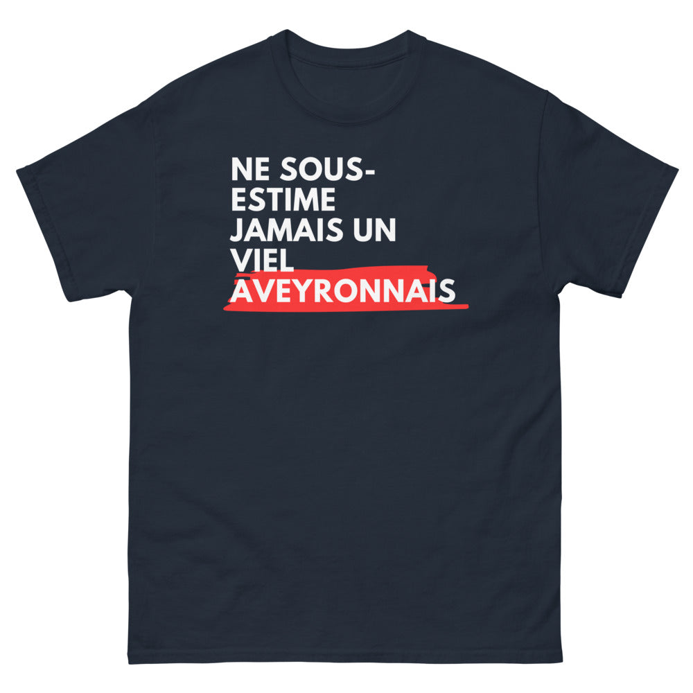 T-shirt Aveyron marine - Fiers Aveyronnais avec humour