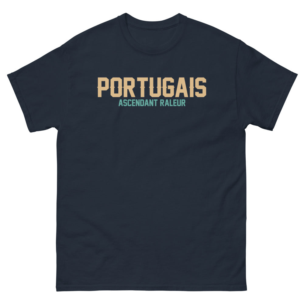 T-shirt Portugal marine - Esprit de famille et râlerie