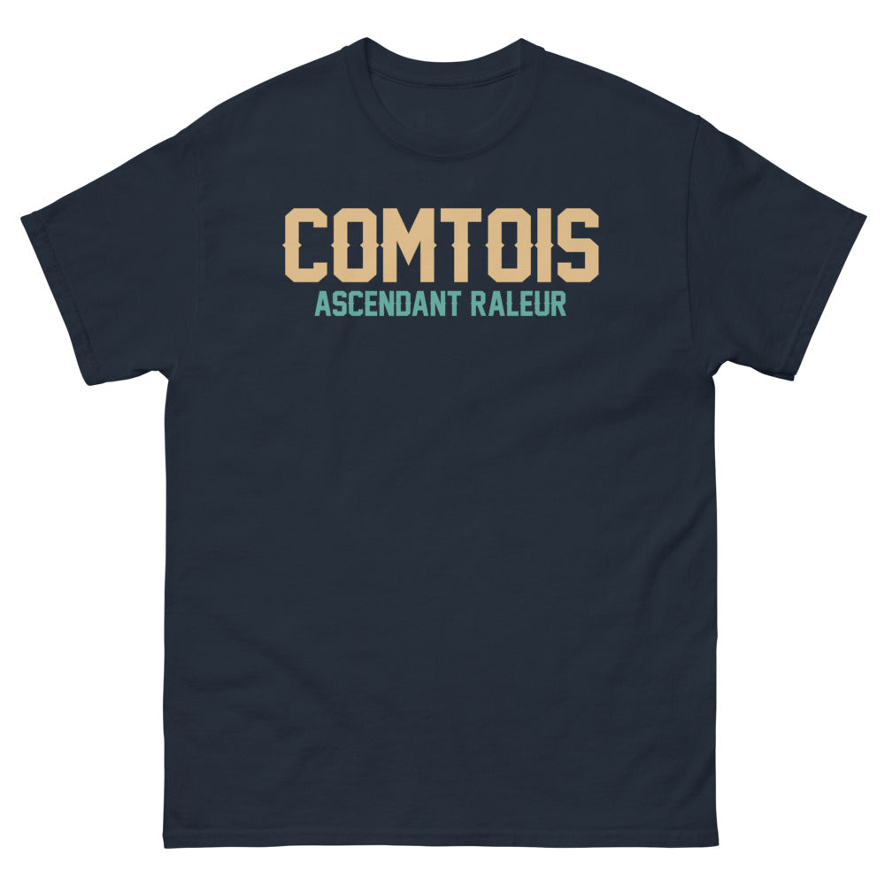 T-shirt Comtois marine - Fier de nos racines avec humour