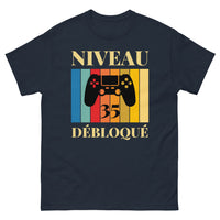Thumbnail for T-shirt Anniversaire 35 ans marine - Débloqué avec humour