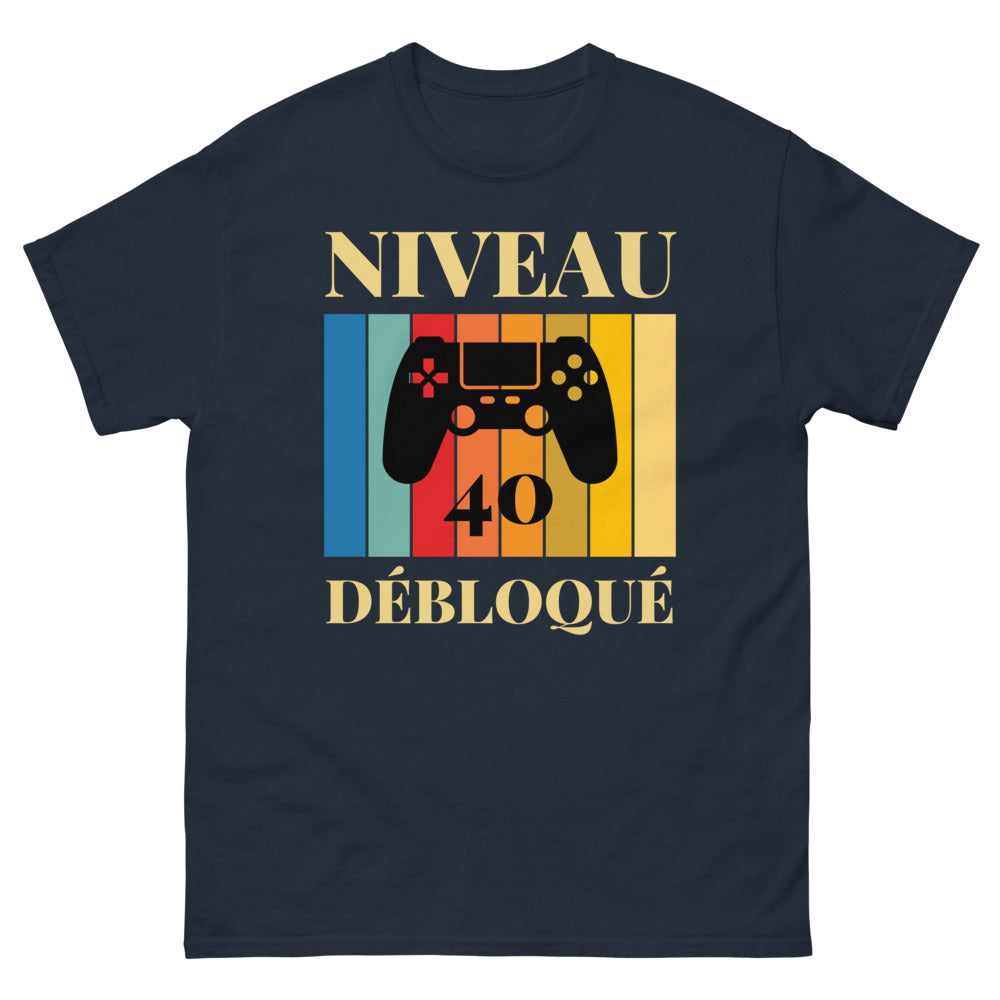 T-shirt France marine - 40 ans de maîtrise française