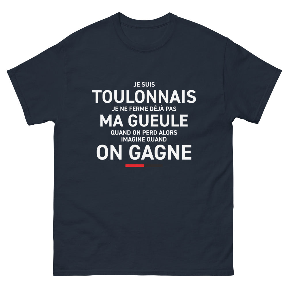 T-shirt Toulonnais marine - Fier et Gagnant!