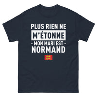 Thumbnail for T-shirt Normandie marine - Mon mari est Normand