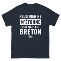 Thumbnail for T-shirt Bretagne marine - Mon mari est breton, rien ne m'étonne