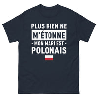 Thumbnail for T-shirt Polonais marine - Plus rien ne m'étonne