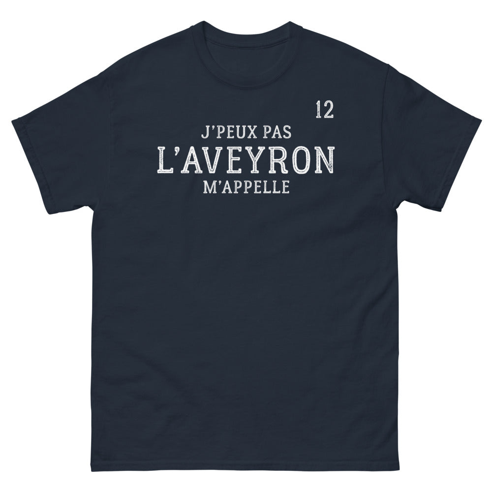 T-shirt Aveyron marine - J'peux pas, l'Aveyron m'appelle