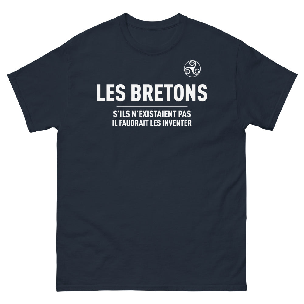 T-shirt Bretagne marine - S'ils n'existaient pas, il faudrait les inventer