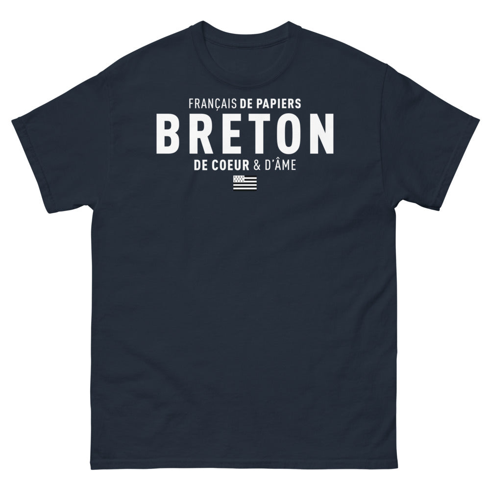 T-shirt Bretagne marine - Clin d'œil aux racines bretonnes