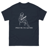 Thumbnail for T-shirt Amoureux de la Musique marine - J'peux pas j'ai guitare