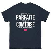 Thumbnail for T-shirt Franche-Comté marine - Je suis comtoise et fière