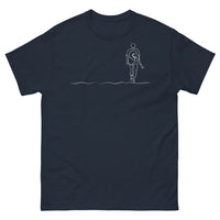 Thumbnail for T-shirt Bretagne marine - illustration d'un homme sur un autre