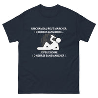 Thumbnail for T-shirt Provence marine - Un chameau peut marcher sans boire