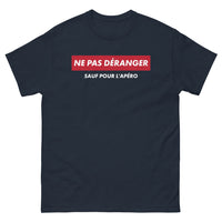 Thumbnail for T-shirt Apéro noir dos - Ne pas déranger sauf pour l'apéro