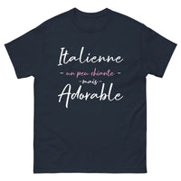 Thumbnail for T-shirt Italie marine - Un peu chiante avec humour