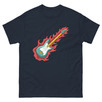 Thumbnail for T-shirt Musique noir dos - Passion pour la guitare en feu