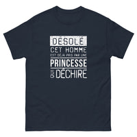 Thumbnail for T-shirt homme marine - Fier d'être Prince Charmant