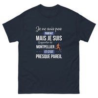 Thumbnail for T-shirt Montpellier marine - Je ne suis pas parfait mais supporter