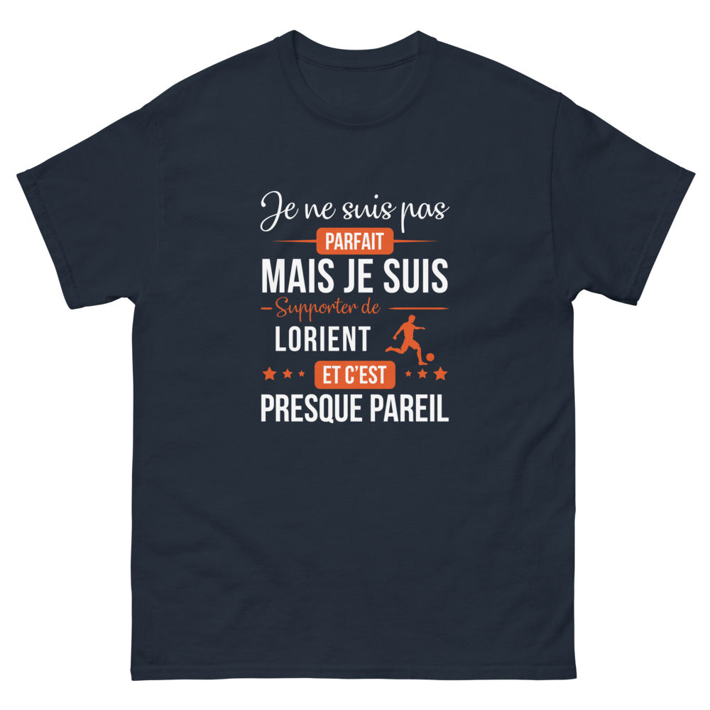 T-shirt Lorient marine - Je ne suis pas parfait, presque pareil