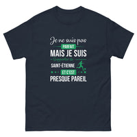 Thumbnail for T-shirt Saint-Étienne noir dos - Presque parfait pour les Verts