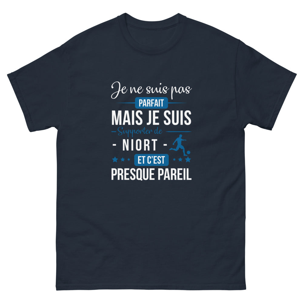 T-shirt Niort marine - Soutien inconditionnel au club