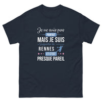 Thumbnail for T-shirt Rennes marine - Supporter presque parfait