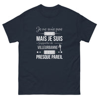 Thumbnail for T-shirt Villeurbanne marine - Supporter presque parfait