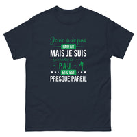 Thumbnail for T-shirt Pau marine - Fier et parfaitement imparfait