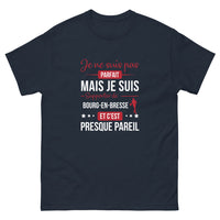 Thumbnail for T-shirt Bourg-en-Bresse marine - Engagement presque parfait