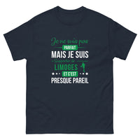 Thumbnail for T-shirt Limoges bleu marine - Supporter presque parfait