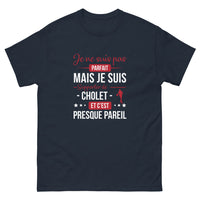 Thumbnail for T-shirt Cholet marine - Je ne suis pas parfait, mais...
