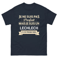 Thumbnail for T-shirt Lechlech marine - Je ne suis pas parfait, mais...