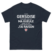Thumbnail for T-shirt Gersoise marine - Fierté et humour gascon