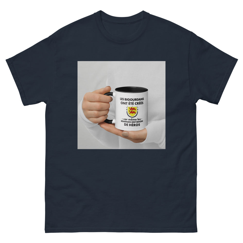 T-shirt Bigourdan marine - Les Héros des Béarnais
